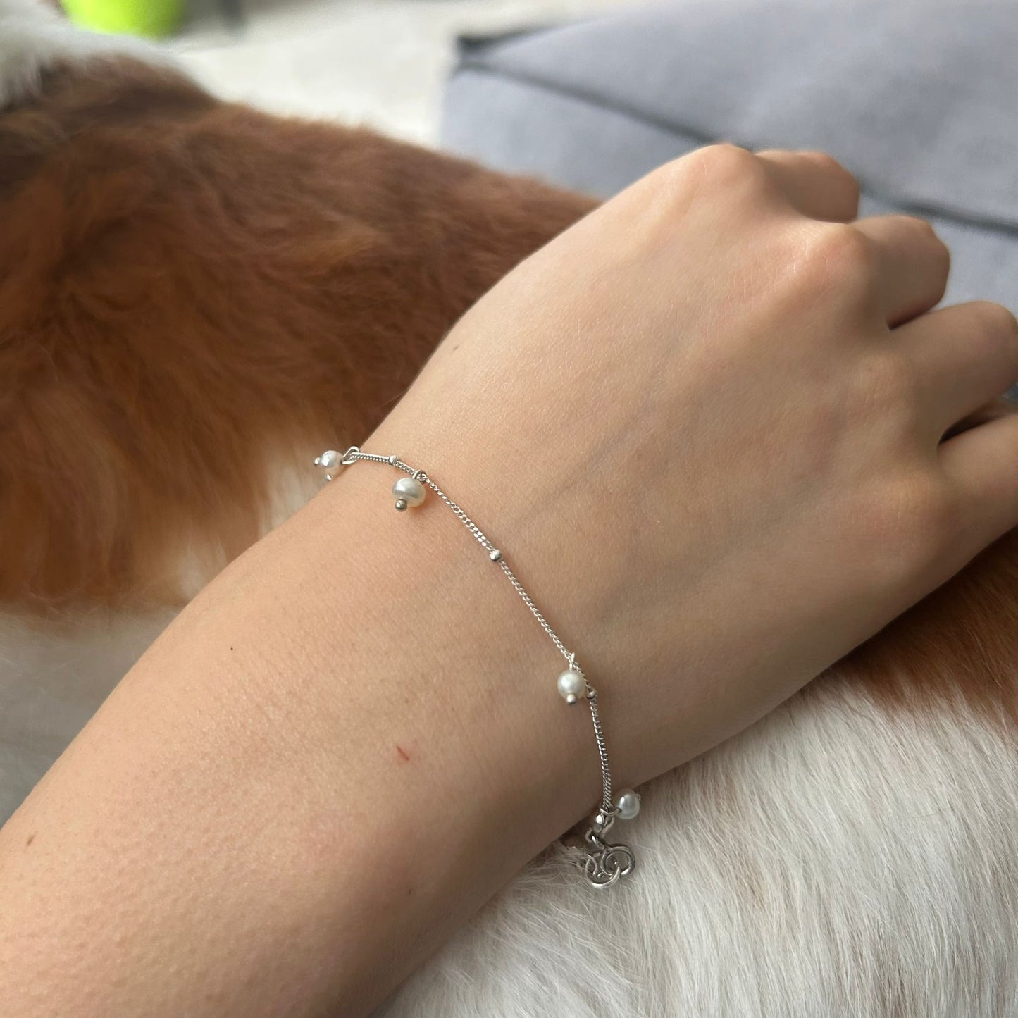 צמיד נועה פנינה Noa Pearl Bracelet