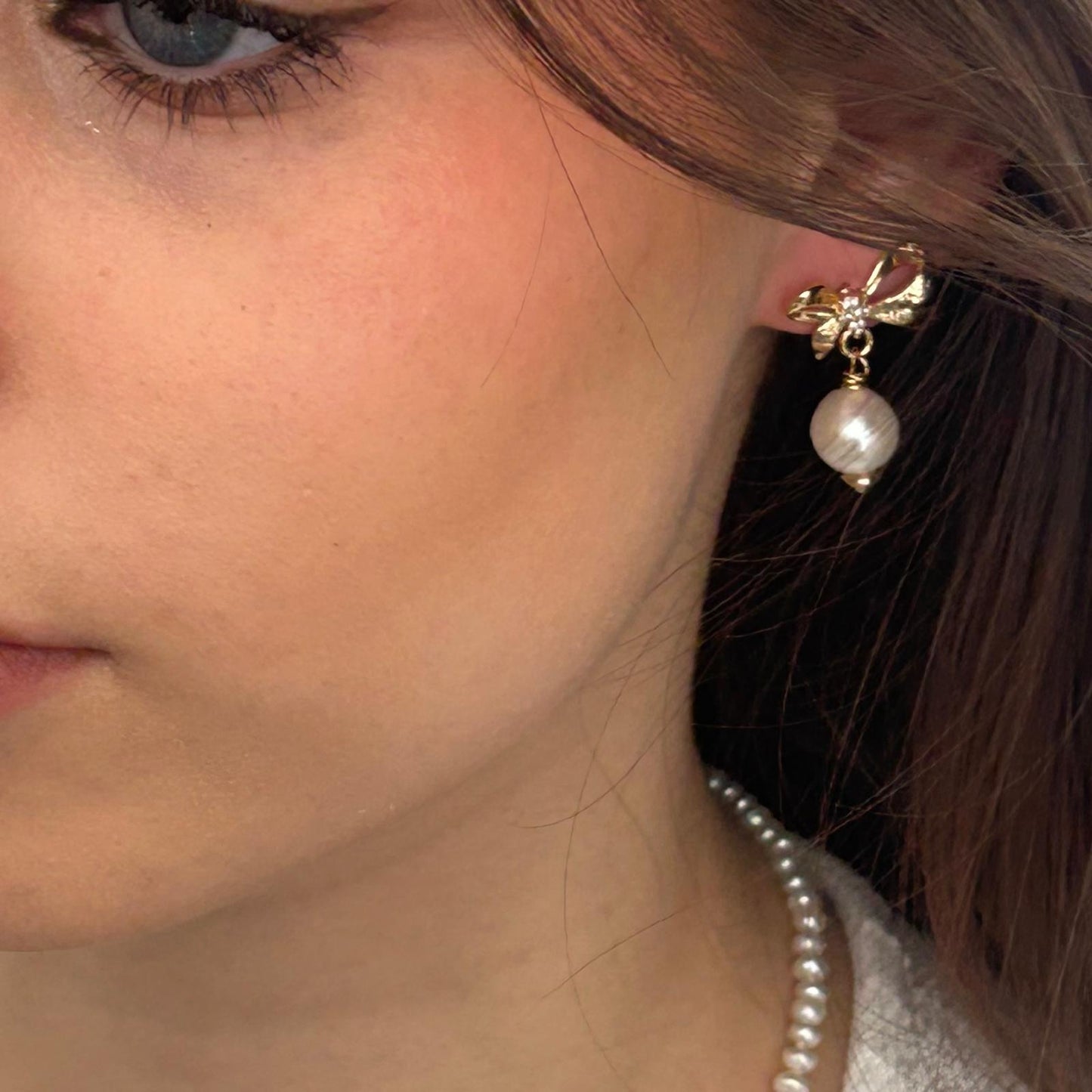 בל פרל Belle Pearl Earrings